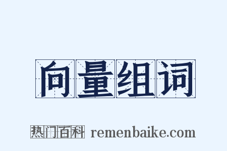 向量组词是什么意思的图片